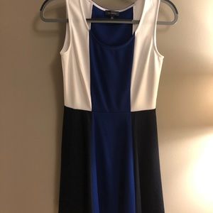 A-Line Color Block Dress